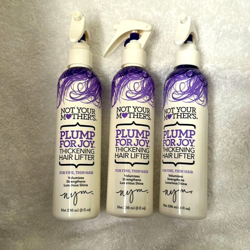 Plump for Joy thickening hair lifter - three  8oz bottles